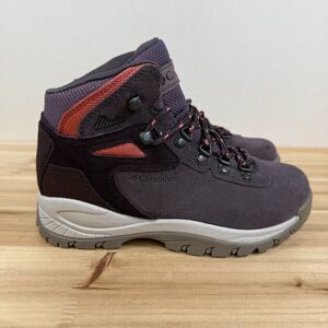 Columbia Newton Ridge Plus Waterproof hiking boots Women's 5 Purple grey